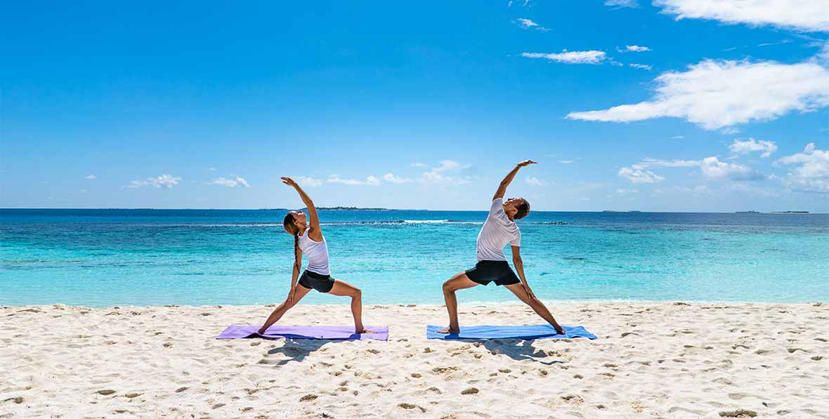 yoga en Reethi Faaru