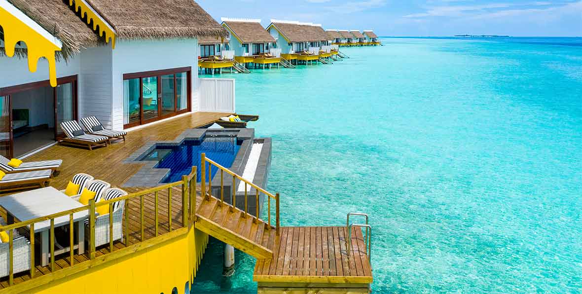 Saii Lagoon Maldives Curio Collection Hilton Bedroom Water Pool Villa - 195.7.4.97