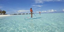 stand-up paddle en Riu Atoll Maldives