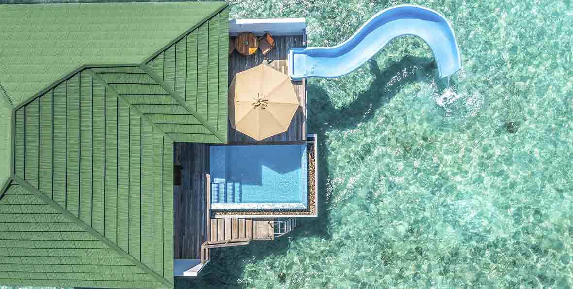 Ocean Villa With Pool Slide Siyam World - 195.7.4.97