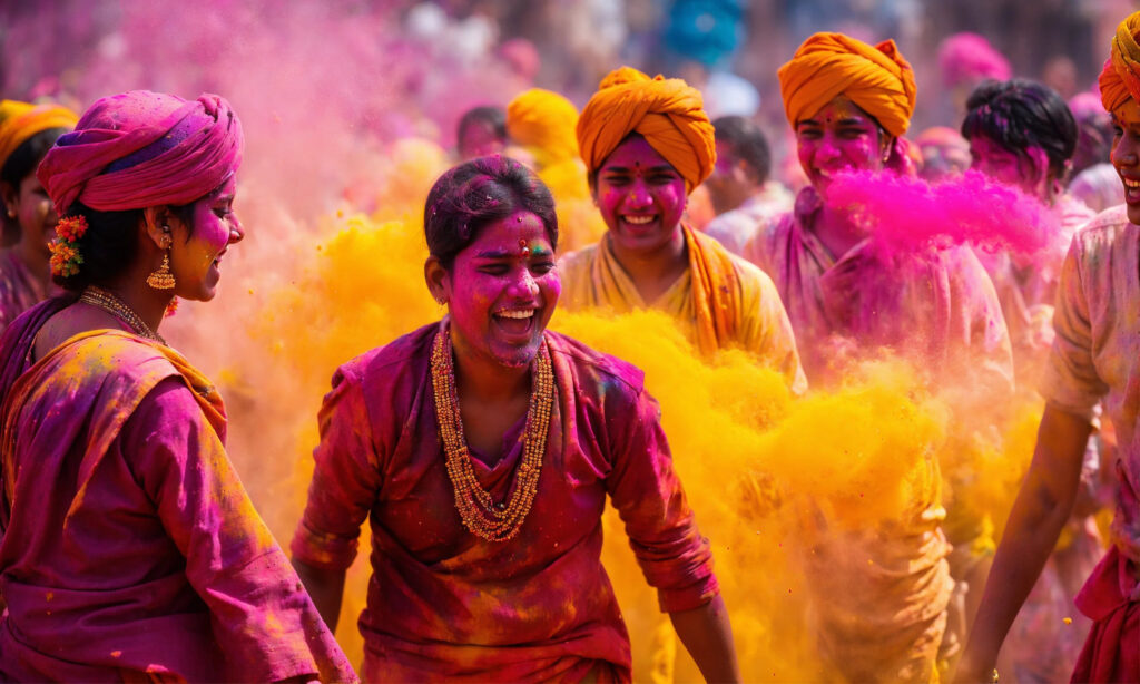 Holi Colors Holi Festival India Selective Focus - 195.7.4.97 -