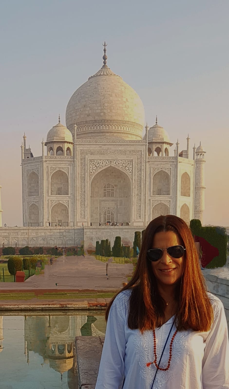 Silvia Simon En India Taj Mahal - 195.7.4.97 - Silvia Simon